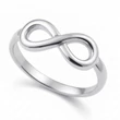 Romantikus jelentésű végtelen jel gyűrű ajándék ötlet nőknek