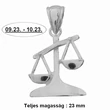 Horoszkóp medálok, ezüst ékszer