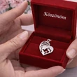 ezüst anya gyermek szív medál ajándékként díszdobozban átadva