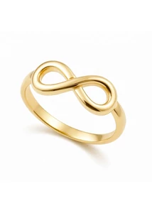 Arany végtelen jeles gyűrű a Heim Ékszer webáruháztól