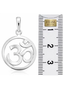 Aum, Ohm jel medál, védelmező ezüst ékszer