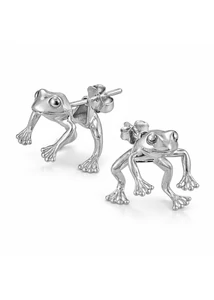 fehérarany béka fülbevaló a Heim Ékszer kínálatában