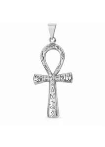Egyiptomi Ankh kereszt medál hieroglifákkal díszítve a Heim Ékszer webáruháztól