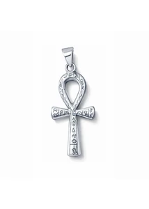 Egyiptomi Ankh kereszt medál hieroglifákkal díszítve a Heim Ékszer webáruháztól