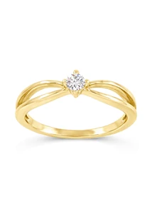 Arany gyűrű 1 köves Heim ékszer Webáruház