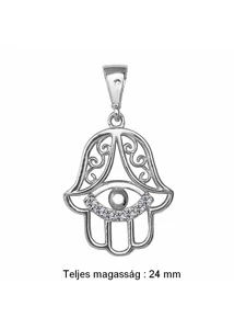 FATIMA KEZE MEDÁL, FEHÉR ARANY ÉKSZER 
