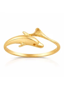 Arany delfines gyűrű Heim ékszer webáruház