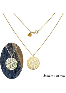 eletvirag-medal-nyaklanccal-arany-heim-ekszer-webaruhaz