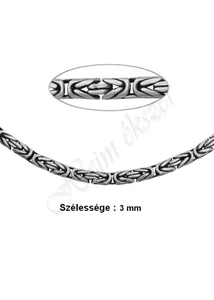 ezust-kiraly-lanc-3mm-szeles-heim-ekszer-webaruhaz