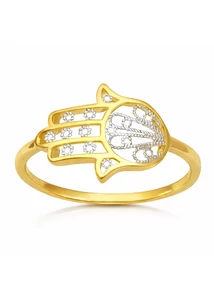 Arany Fatima keze gyűrű minden méretben készítve a Heim Ékszer webáruházból