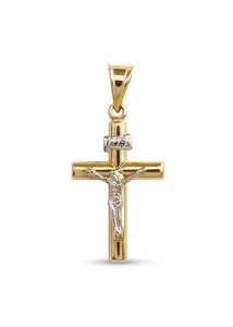 Kereszt medál Jézussal