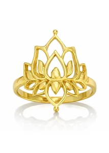 arany lótusz gyűrű a Heim Ékszer webáruháztól