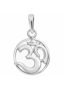 Ohm, Aum jel medál, fehér arany védő ékszer