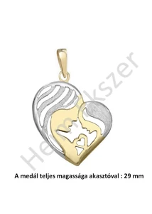 anya-gyermek-sziv-medal-vizjelzett-arany-ekszer-heim-ekszer-webaruhaz