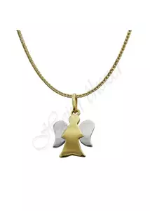 Arany angyalka medál vékony nyaklánccal garnitúra Heim Ékszer webáruház