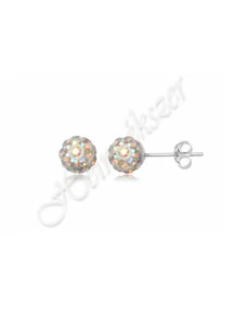 Shamballa Swarovski crystal kövekkel díszített fülbevaló