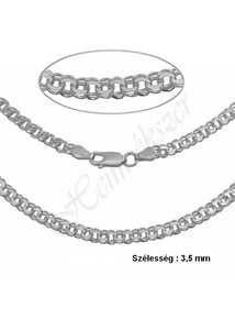 garibaldi-nyaklanc-3,5-mm-szeles-Tomor-ezust-heim-ekszer-webaruhaz