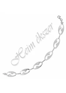 Mutatós széles ezüst karkötő, ezüst ékszer