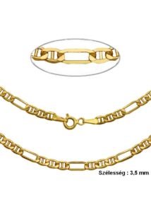 palcas-figaro-nyaklanc-3,5 mm-szeles-arany-ekszer-heim-ekszer-webaruhaz
