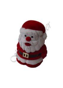 Télapós karácsonyi gyűrű-fülbevaló-medál díszdoboz