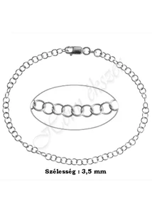 Vékony ezüst karlánc Heim ékszer webáruház