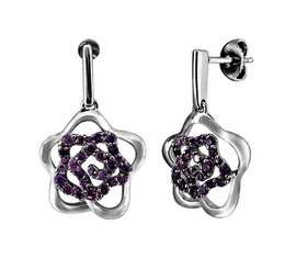 Női ezüst fülbevalók