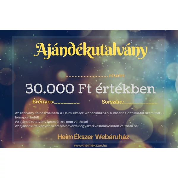 utalvany-30000-forint-heim-ekszer-webaruhaz