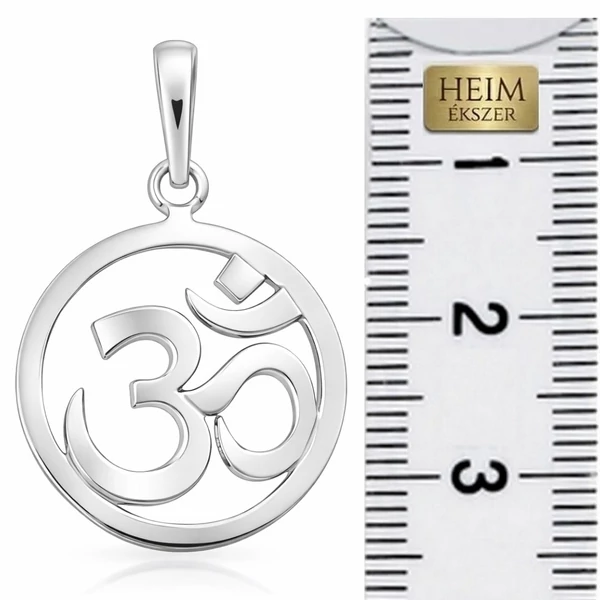 Aum, Ohm jel medál, védelmező ezüst ékszer