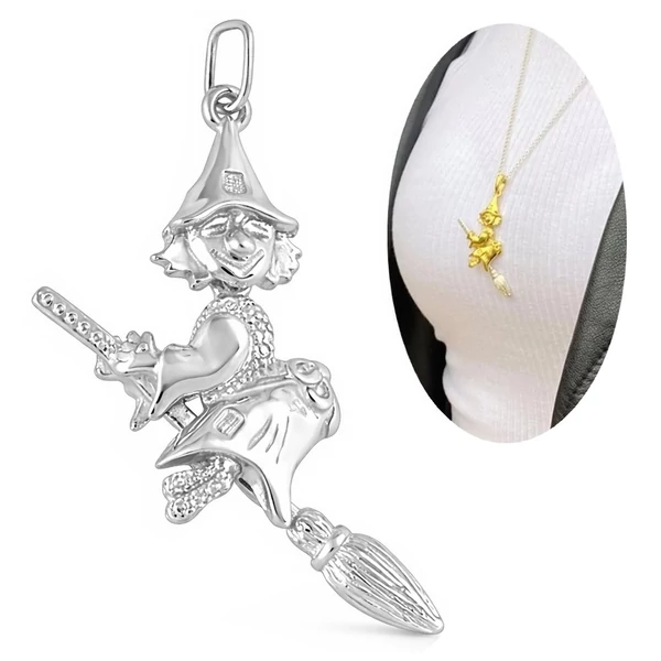 Ezüst boszorkány medál