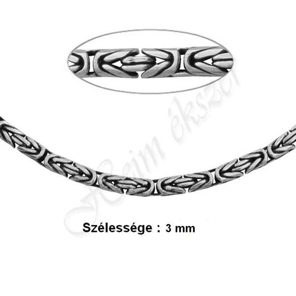 ezust-kiraly-lanc-3mm-szeles-heim-ekszer-webaruhaz