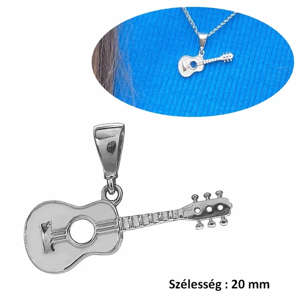 gitar-medal-pici-feher-arany-heim-ekszer-webaruhaz