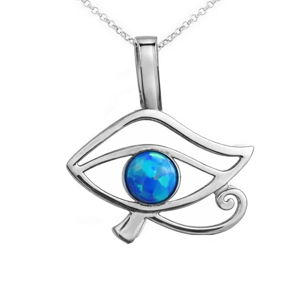 Hórusz szem medál nyaklánccal több hosszúságban a Heim Ékszer webáruháztól