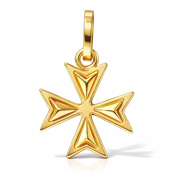 Arany máltai kereszt medál a Heim Ékszer webáruháztól