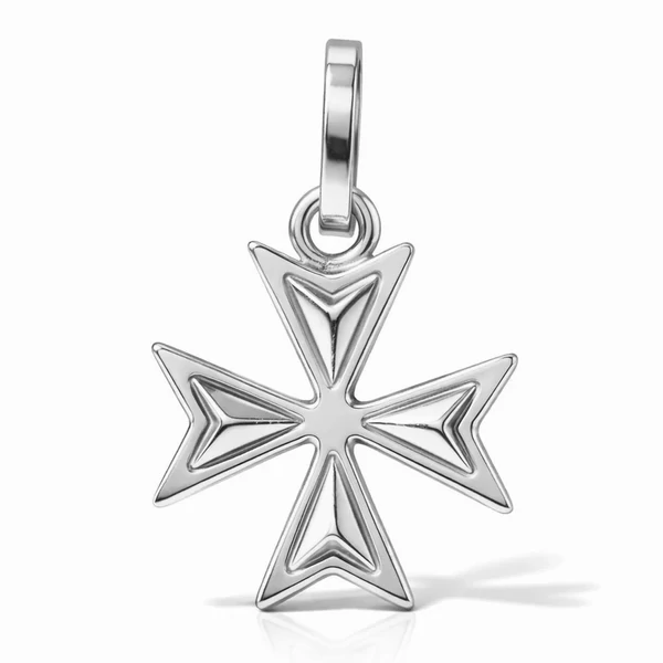 Fehér arany máltai kereszt medál a Heim Ékszer webáruháztól