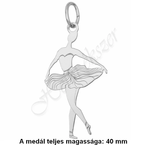 balerina_ezust_medal_heim_ekszer_webaruhaz