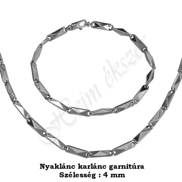 Ezüst nyaklánc karlánc garnitúra Heim Ékszer webáruház