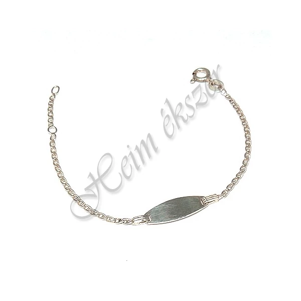 Ezüst ékszer, baba ezüst gucci karlánc