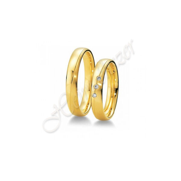 Klasszikus karikagyűrű jegygyűrű, arany ékszer ( 02 )