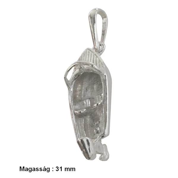 Motorcsónak medál ezüst ékszer