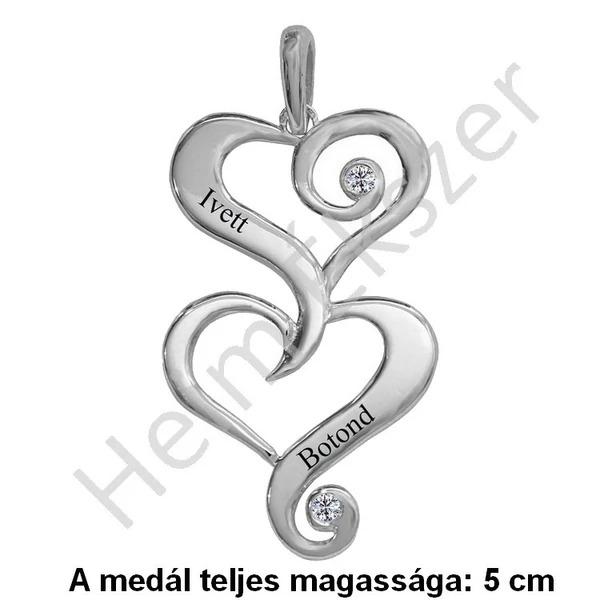 neves-szives-medal-feher-kovel-barmilyen-nevvel-heim-ekszer-webaruhaz