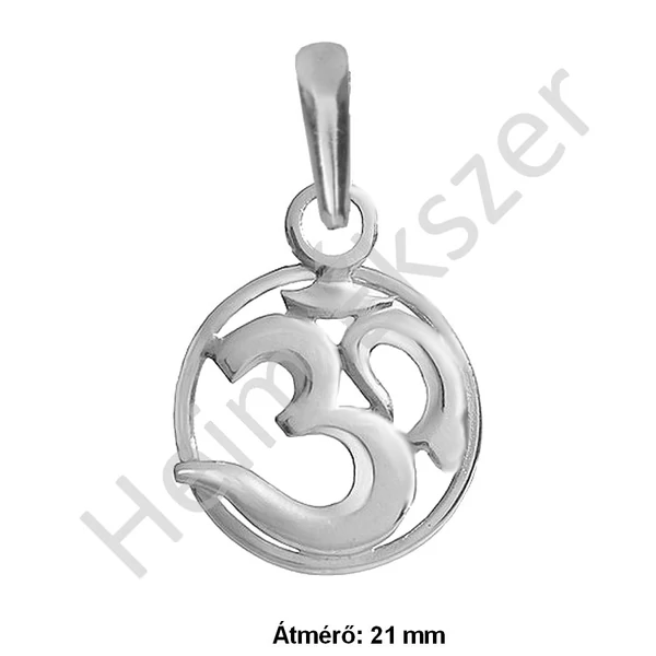 ohm-aum-medal-feher-arany-ekszer-heim-ekszer-webaruhaz1
