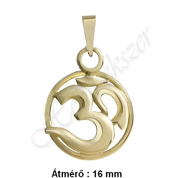 OM, Aum jel medál, arany védő ékszer