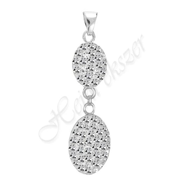 Swarovski kövekkel díszített ezüst medál Heim Ékszer webáruház2