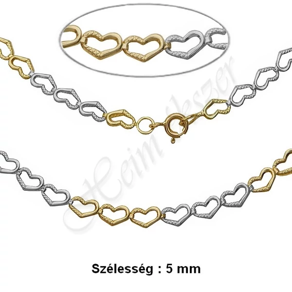 szives-arany-nyaklanc-heim-ekszer-webaruhaz