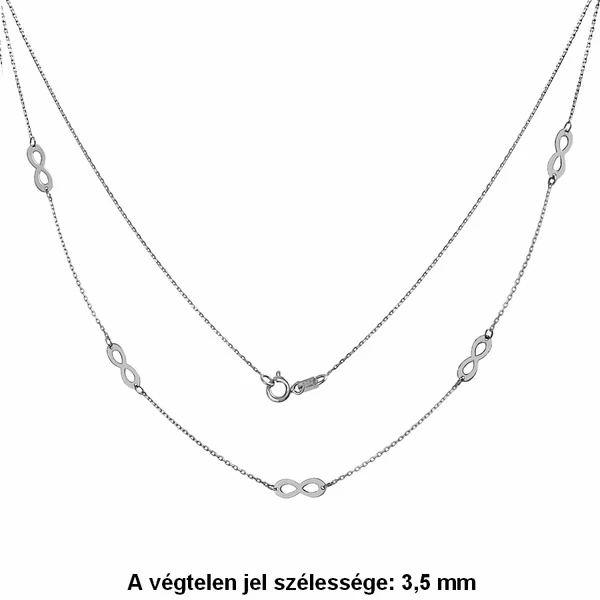 vegtelen-jeles-nyaklanc-feher-arany-ekszer-heim-ekszer-webaruhaz