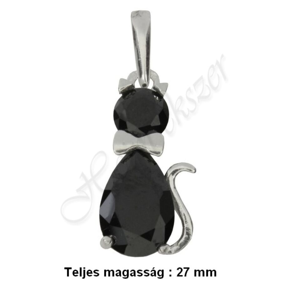 fekete macska gyűrű női